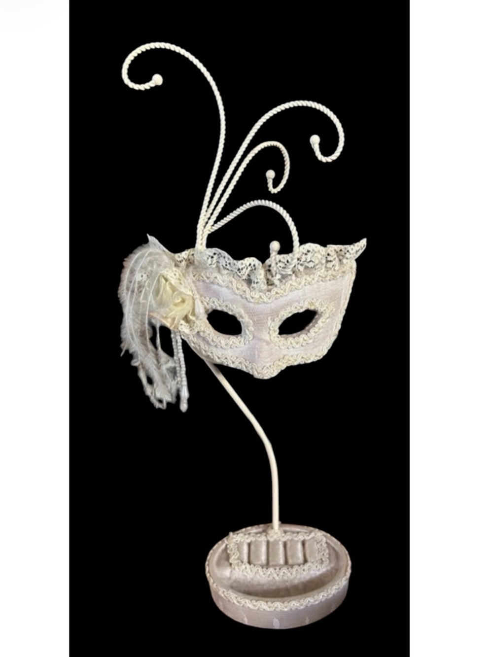 Mardi Gras Victorian Mask Jewelry Stand Holder